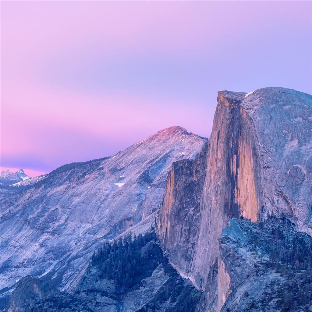 Purple Magnificent Mountains Landscape iPad Air Wallpapers Download