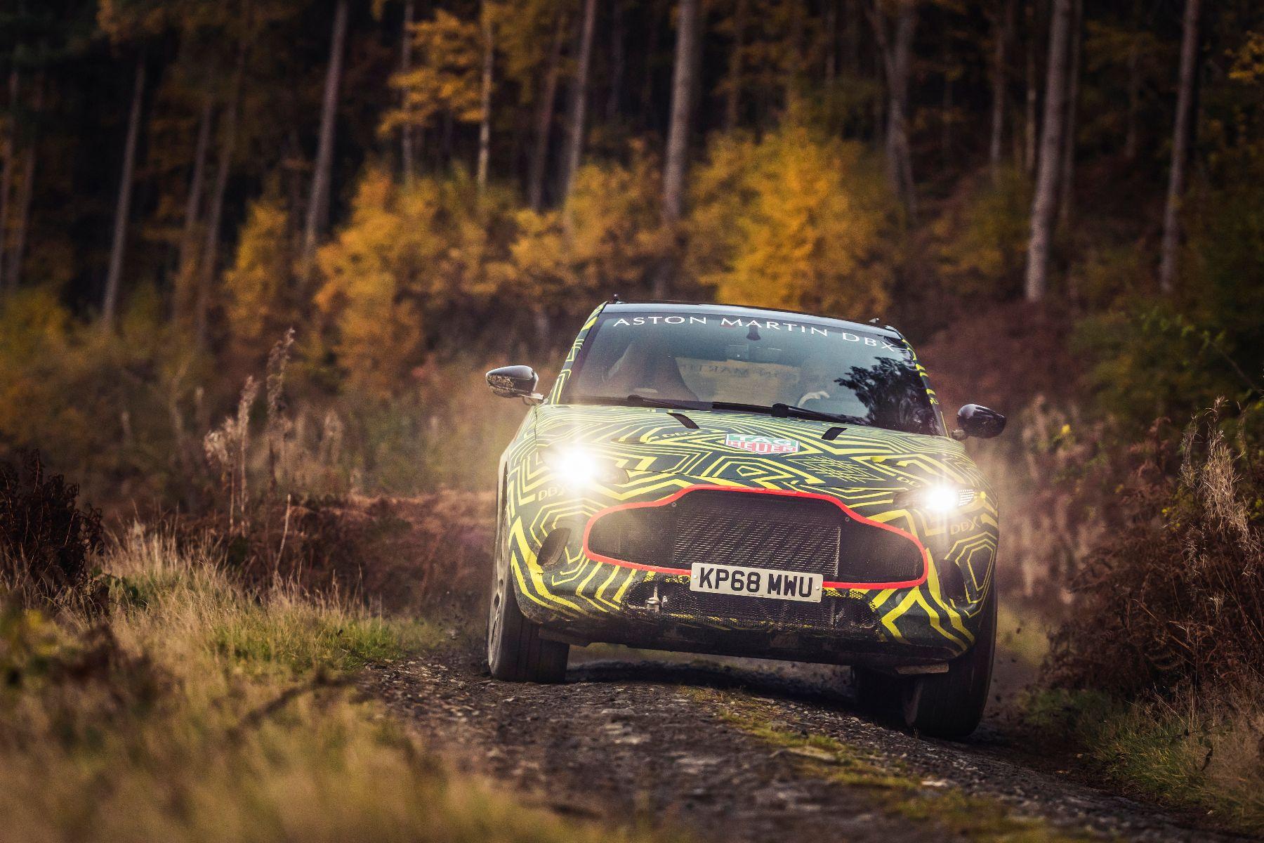 Super SUV revealed first photos of Aston Martin DBX