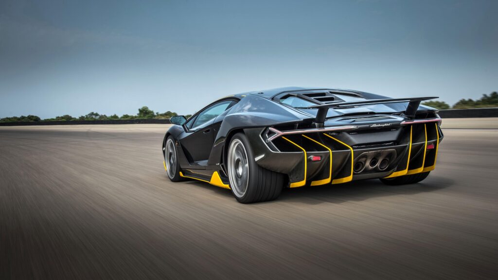 Lamborghini Centenario Coupe Rear K Wallpapers