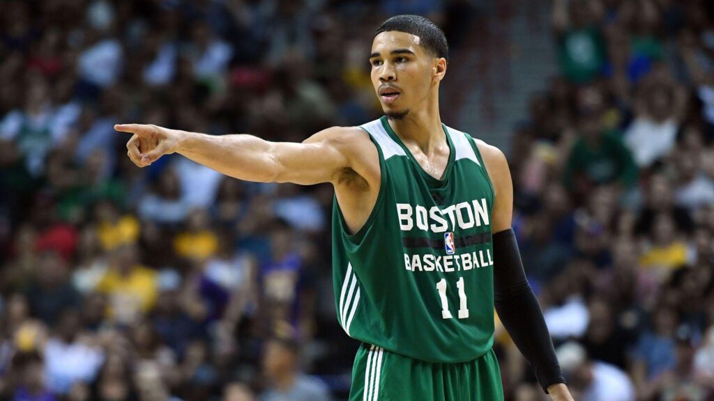 Time to Schein Jayson Tatum is excited to play with Kyrie Irving