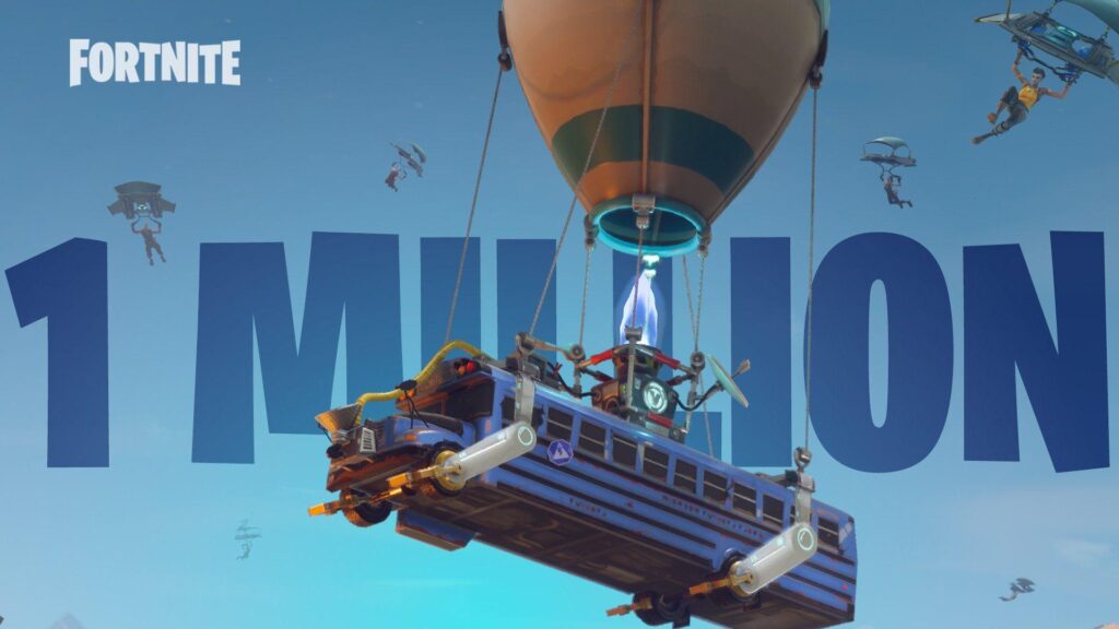 Fortnite Battle Royale Reaches Over One Million Players in First