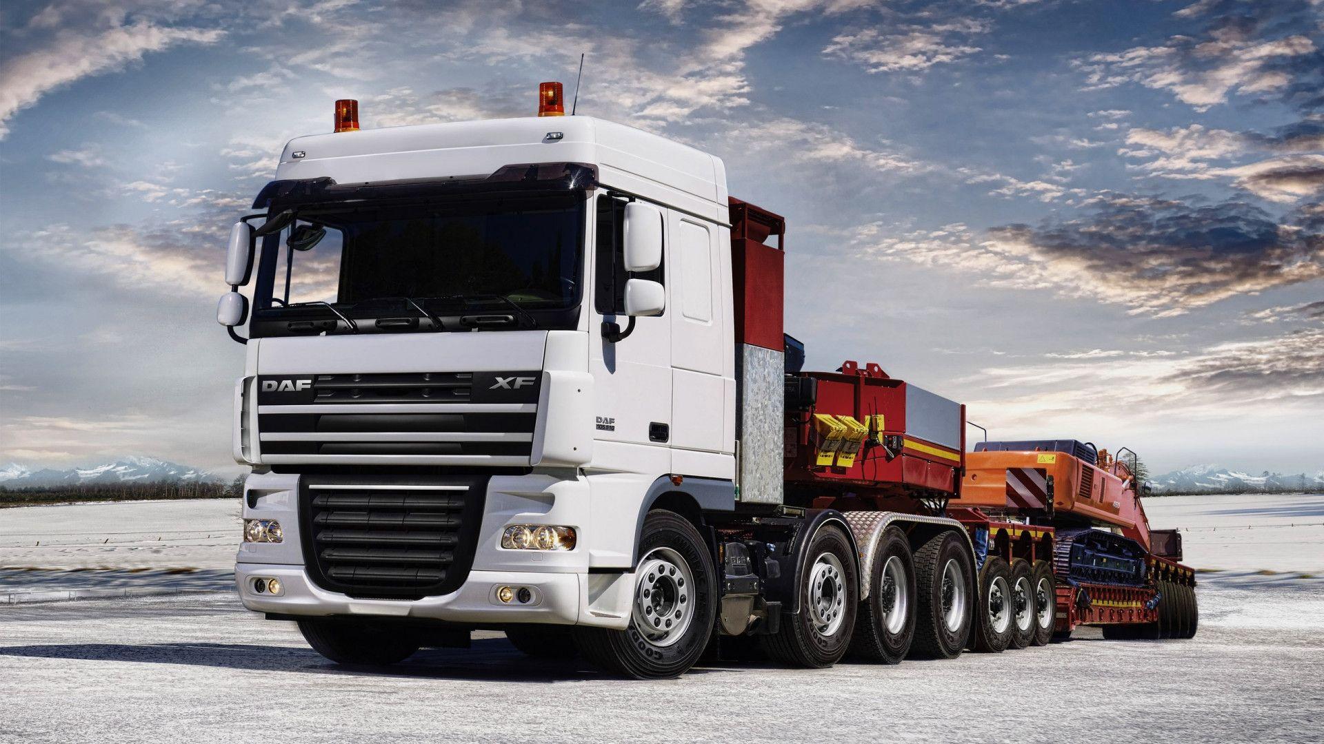 White Daf Truck Wallpapers
