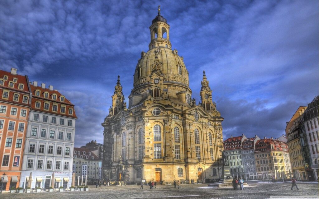 Dresden Frauenkirche, Dresden, Germany ❤ K 2K Desk 4K Wallpapers for