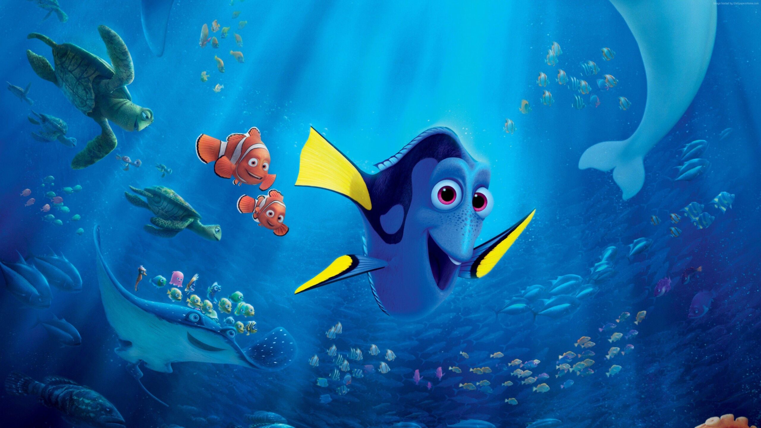Finding Dory Wallpaper, Movies Finding Dory, hank, nemo, fish