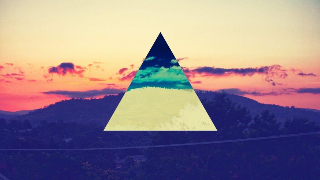 Artwork colors triangles wallpapers