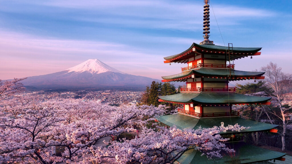 Download Wallpapers Mountain, Sky, Tourism, Mount Fuji