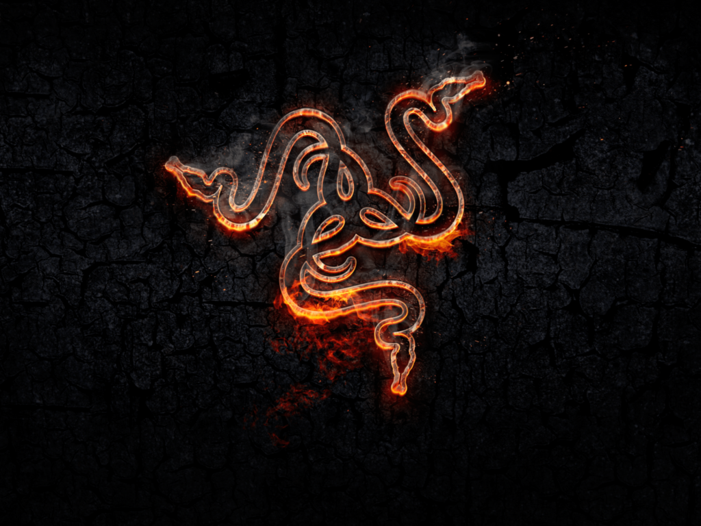 Download Razer, Logo, Fire, Gaming, Snake Wallpapers for