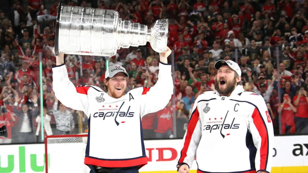 Stanley Cup Final Capitals’ Alex Ovechkin hands Stanley Cup to