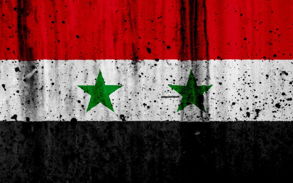 Download wallpapers Syrian flag, k, grunge, flag of Syria, Asia