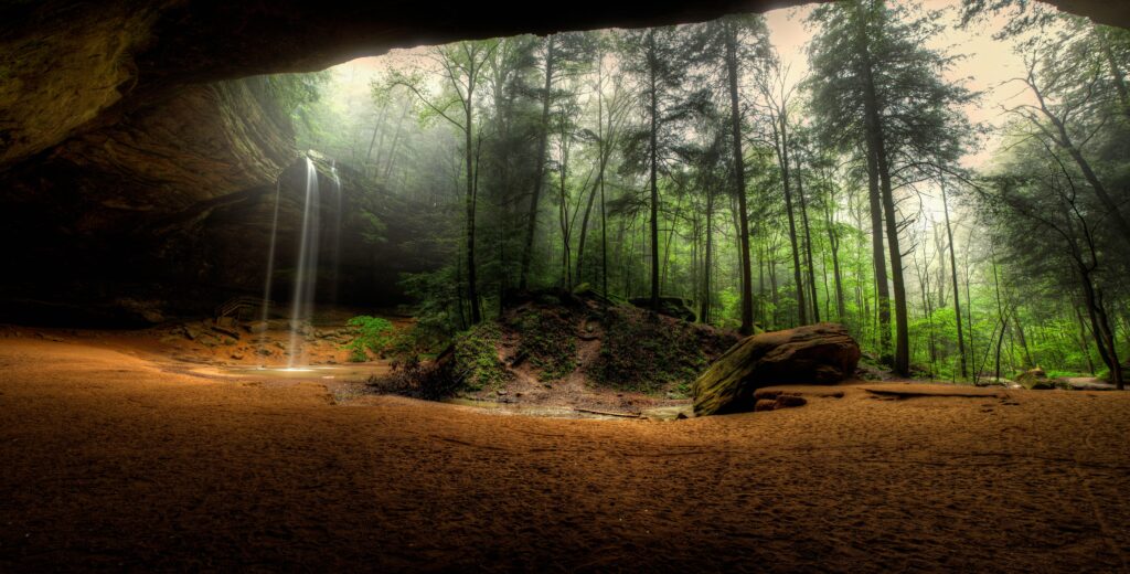 Wallpapers USA Hocking Hills State Park Ohio Cliff Nature