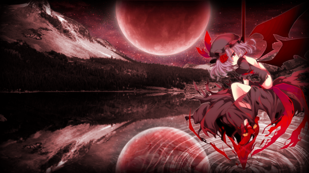 Remilia Blood Moon Wallpapers by MythicxGamer