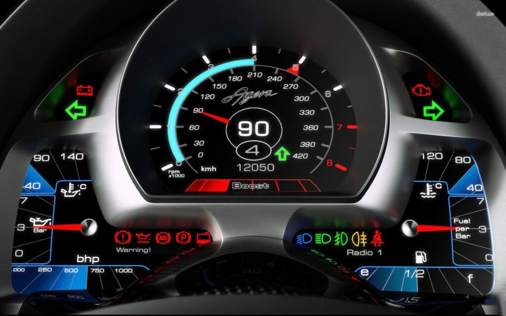 Koenigsegg Agera R Speedometer