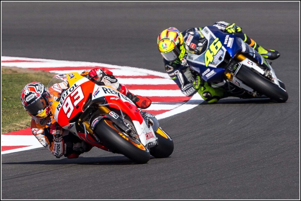 Marc Marquez and Valentinno Rossi Wallpapers