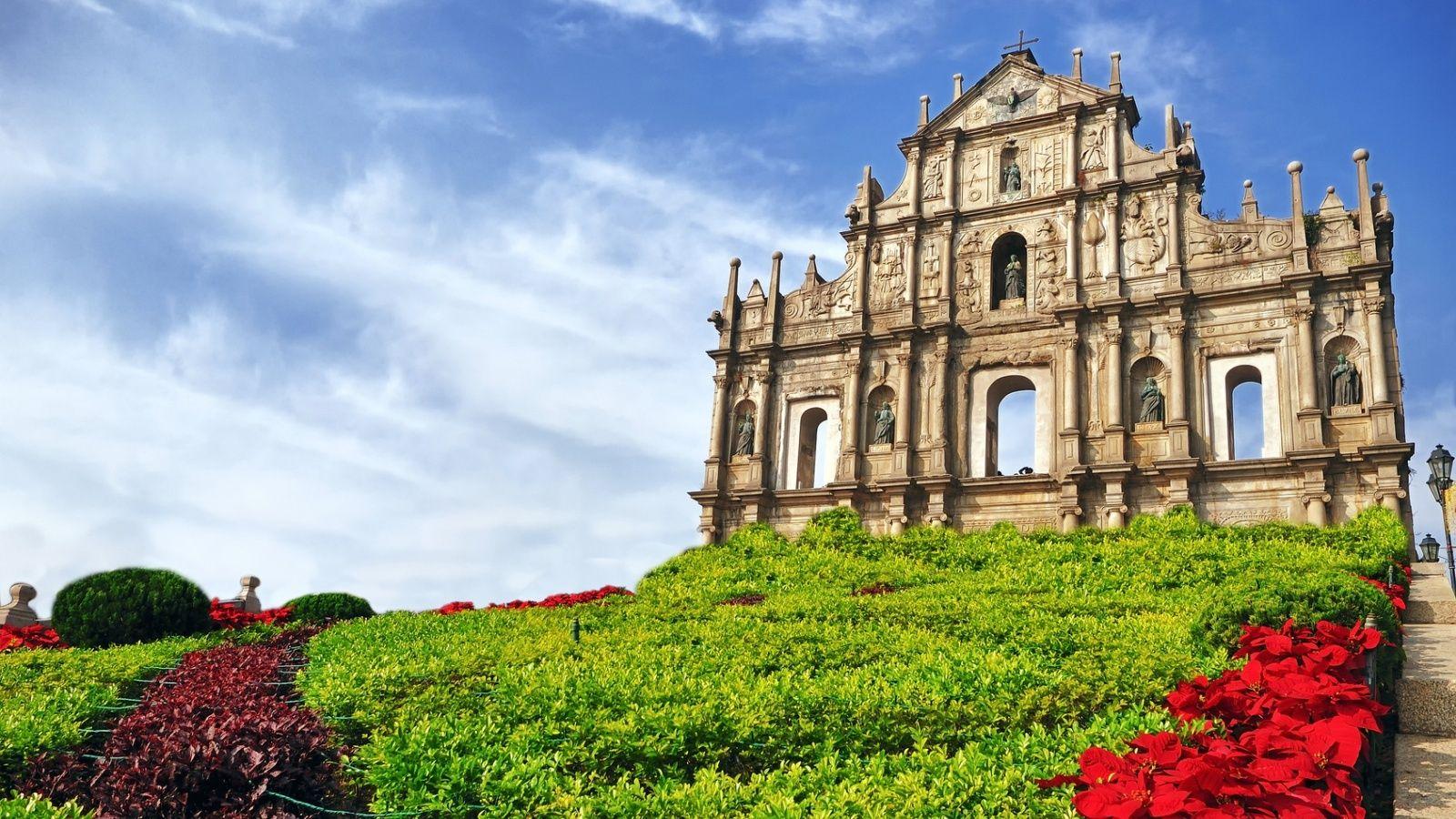 Ruins Of Saint Pauls Cathedral Macau Wallpapers