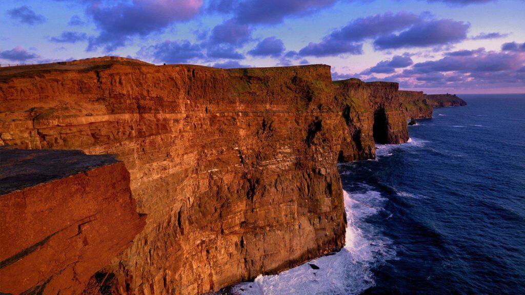 Sunset at the Cliffs of Moher, Ireland 2K Wallpapers