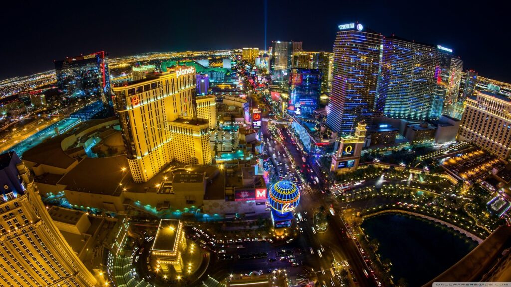 Las Vegas Aerial View 2K desk 4K wallpapers Widescreen High