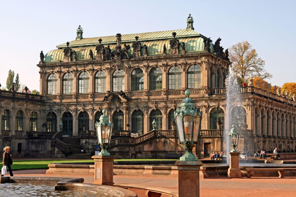 The Zwinger is a palace in Dresden, eastern Germany Full HD