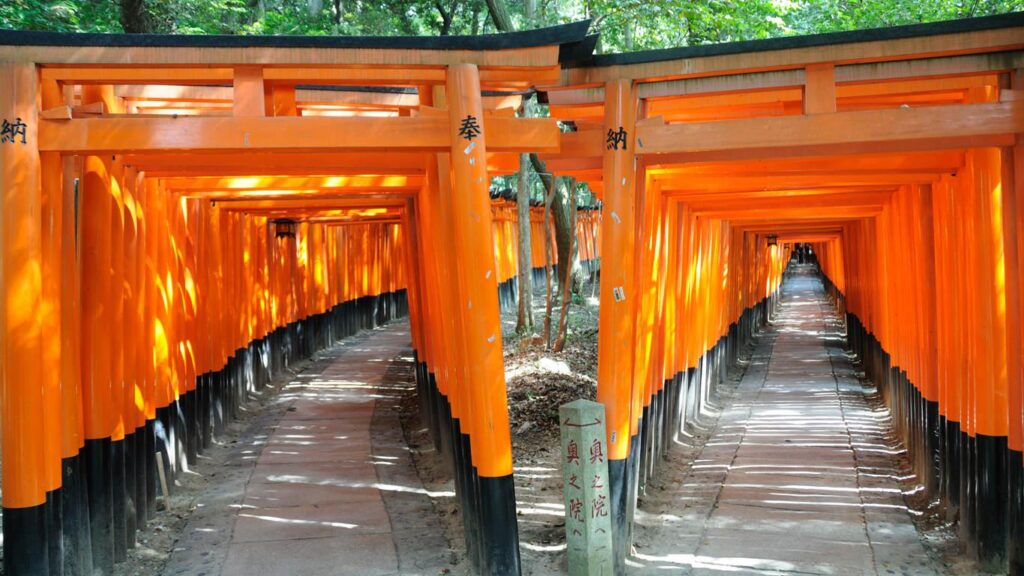 Kyoto travel guide area by area the Fushimi Inari Shrine