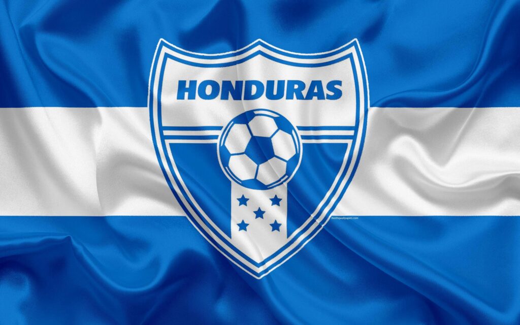 Download wallpapers Honduras national football team, logo, emblem