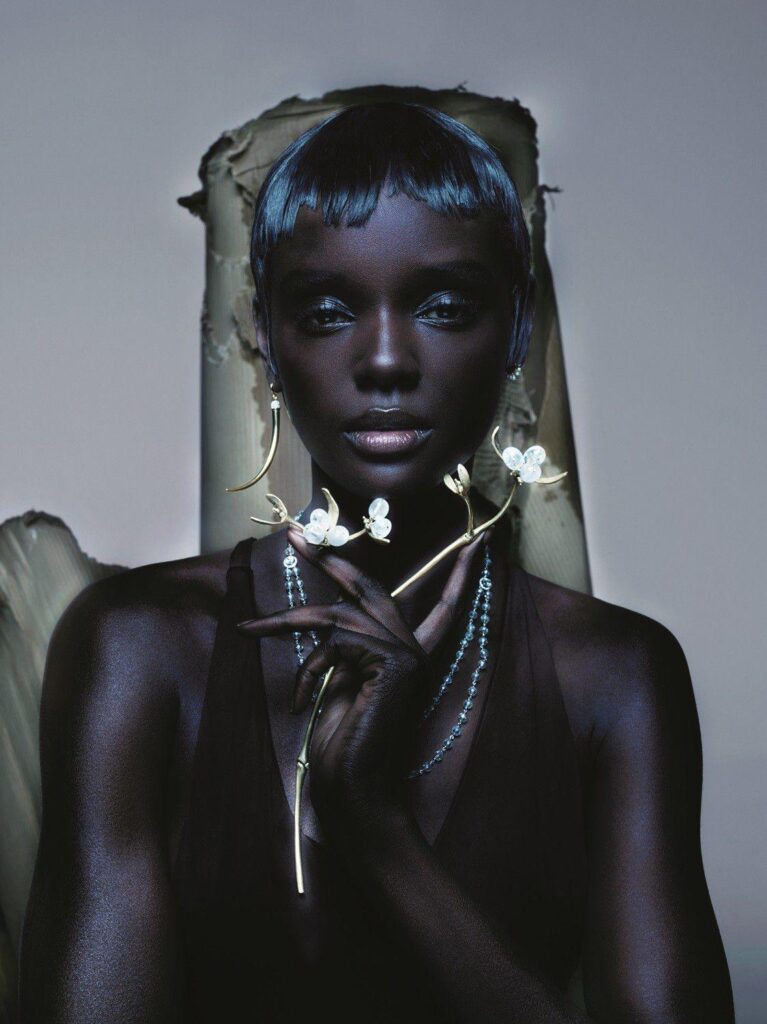 Duckie Thot by Byzantium for Vogue UK, Photos by Nick Knight, April