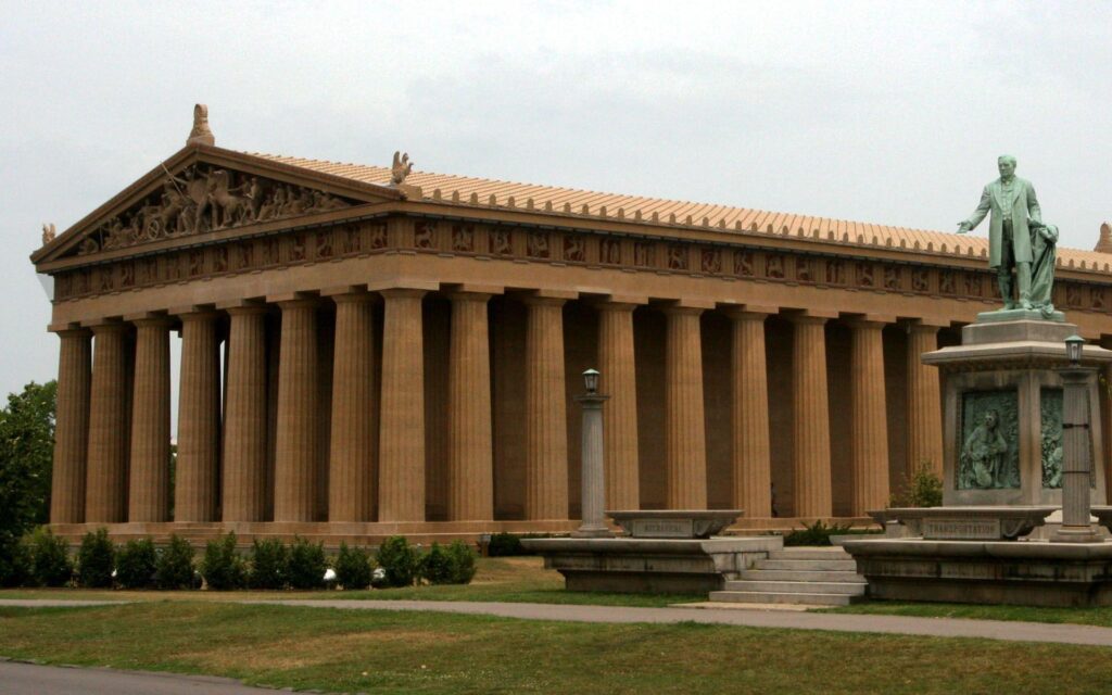 Nashville Parthenon From South