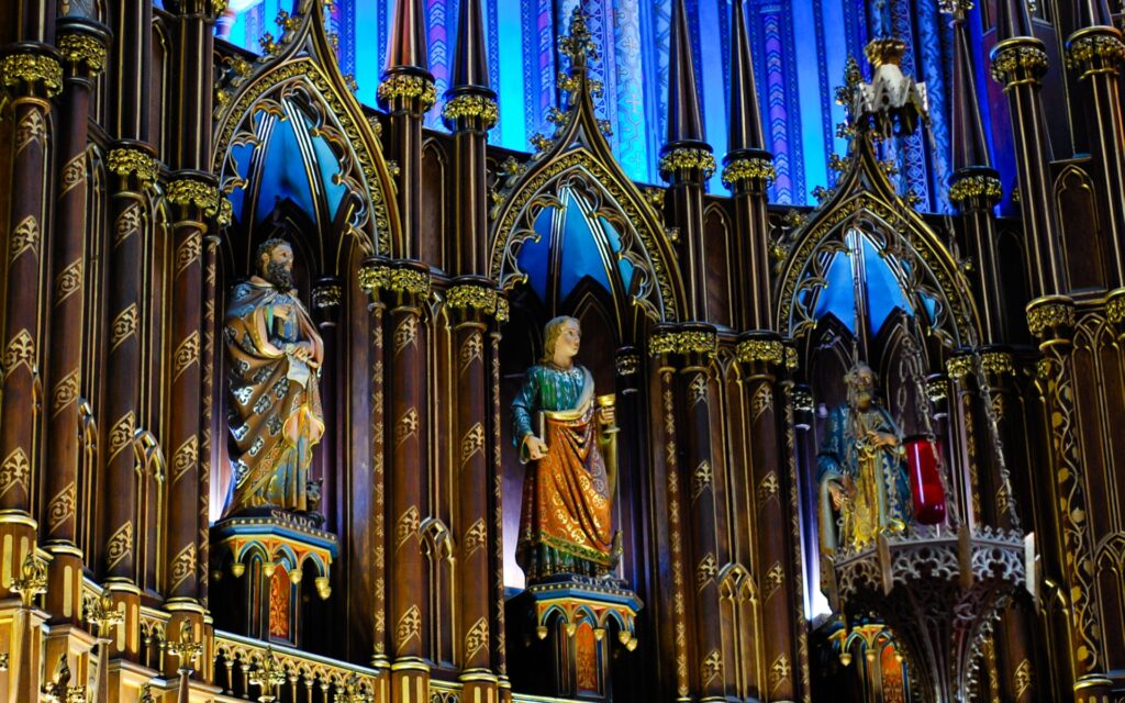 Notre Dame Basilica in Montreal 2K Wallpapers