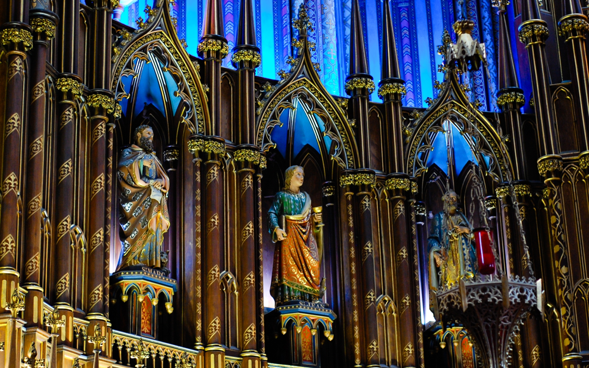 Notre Dame Basilica in Montreal 2K Wallpapers