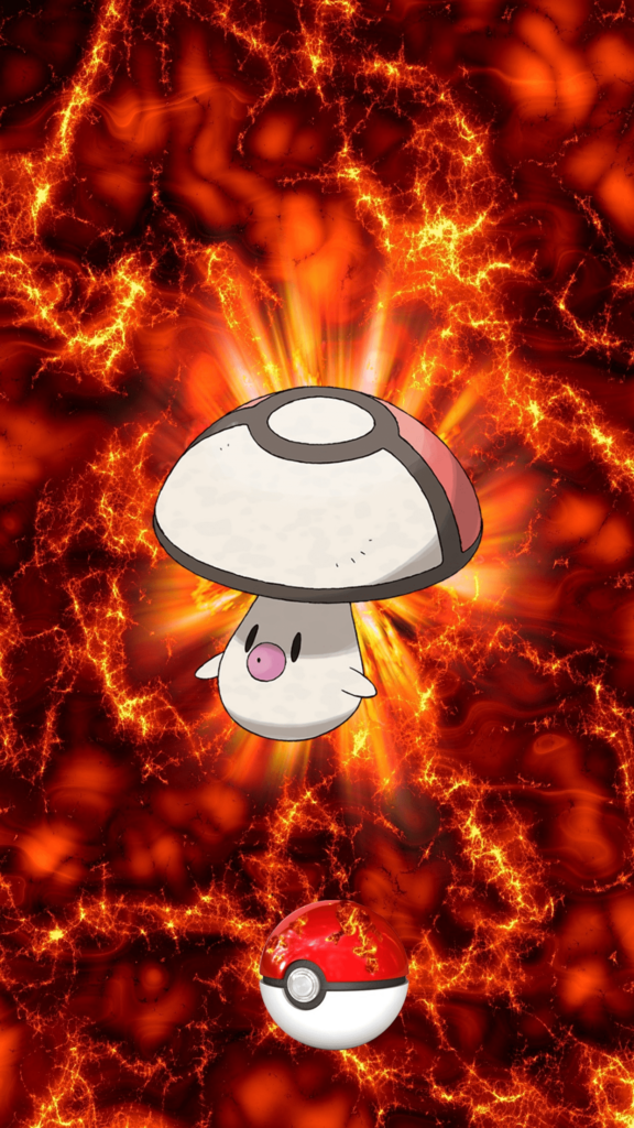 Fire Pokeball Foongus Tamagetake Egg
