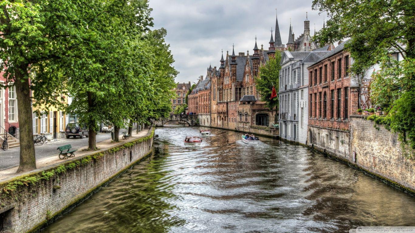 The Groenerei Canal in Bruges