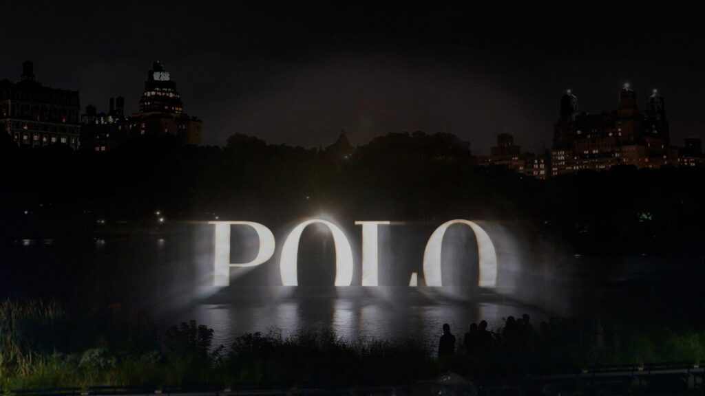 POLO Ralph Lauren Holographic D Fashion Event A Towering