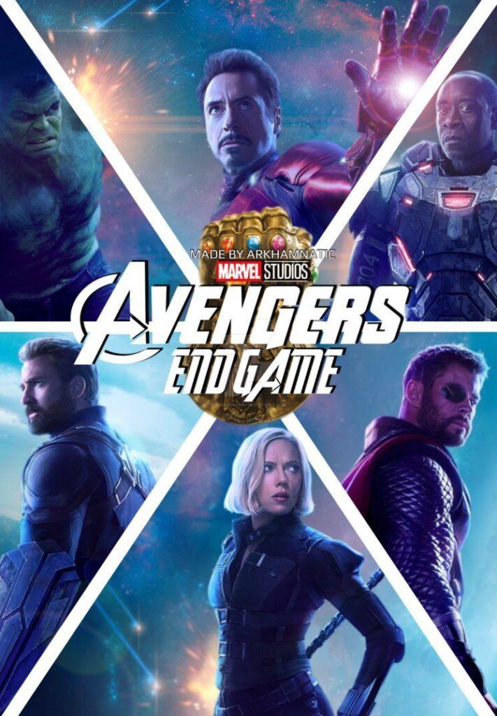 Avengers Endgame movie poster by ArkhamNatic