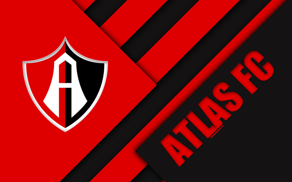 Download wallpapers Atlas FC, K, Mexican Football Club, material