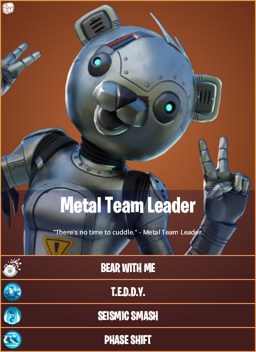 Metal Team Leader Fortnite wallpapers