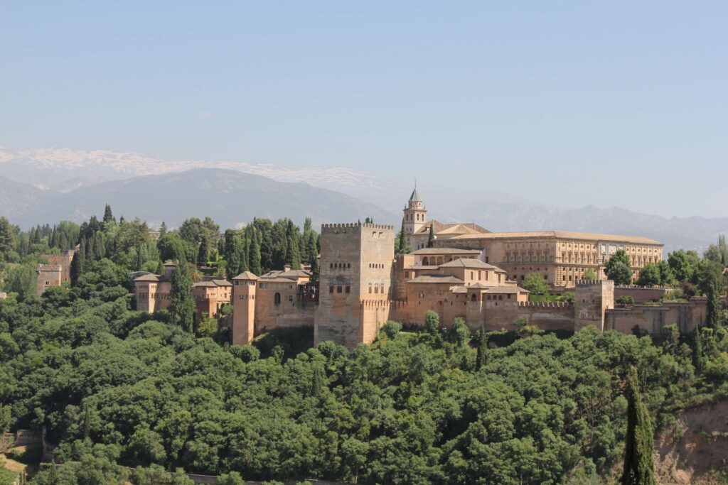Alhambra, granada, nature, spain, summer k wallpapers and backgrounds