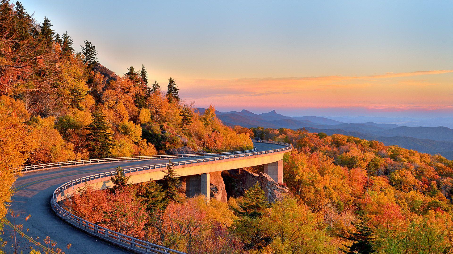 The Blue Ridge Parkway, North Carolina, US