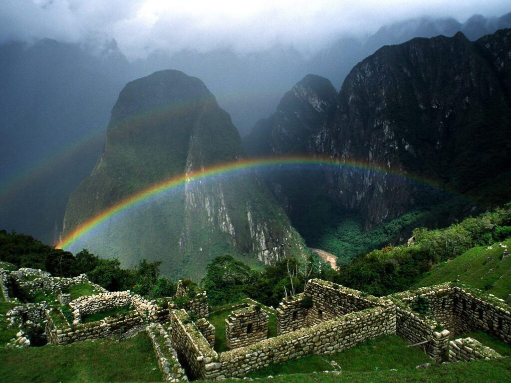 Rainbow in mountains of Panama wallpapers and Wallpaper