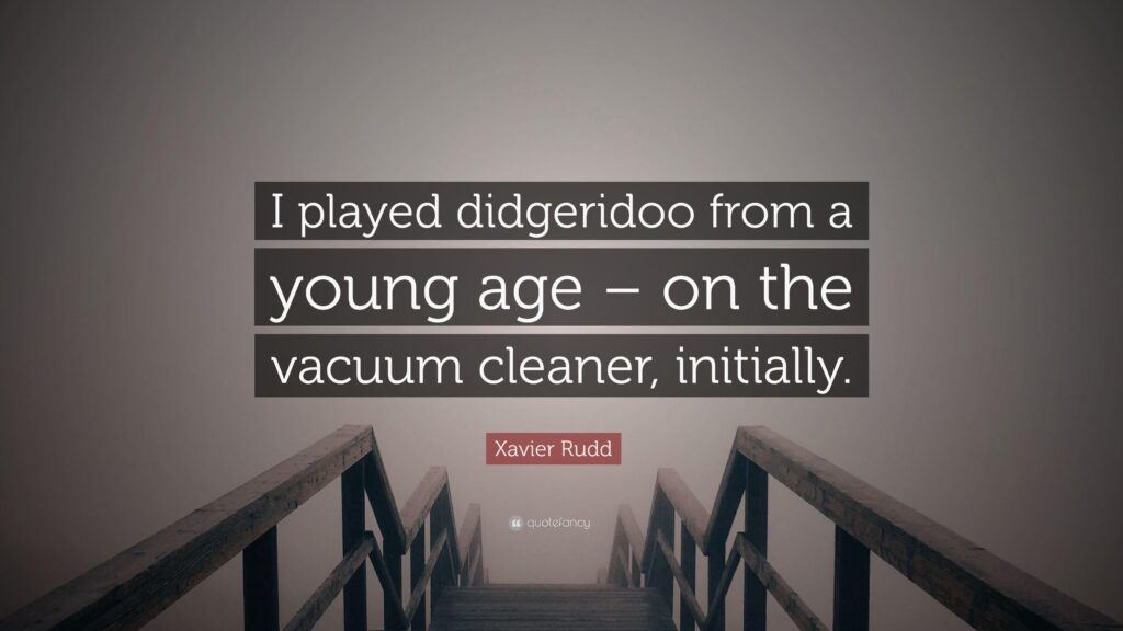 Xavier Rudd Quote “I played didgeridoo from a young age – on the