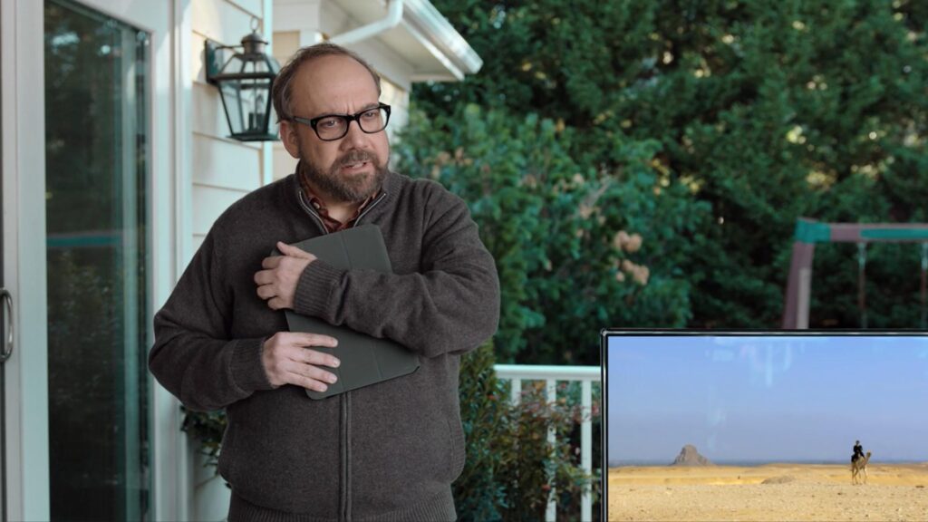 Ad of the Day Paul Giamatti Battles a Family of Movie Buffs in His