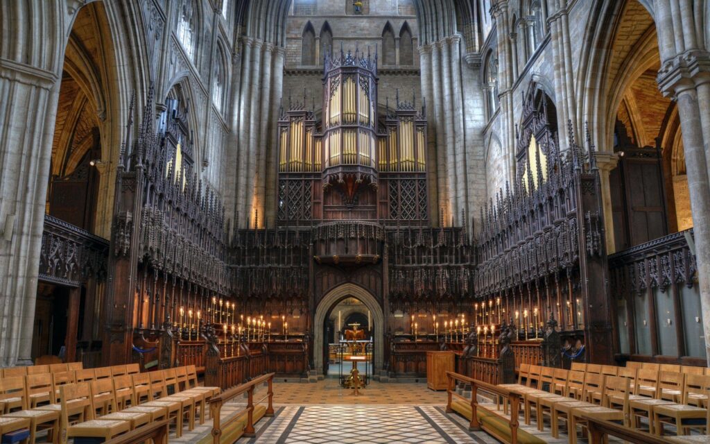 Medieval Ripon Cathedral Choir Riponcathedralchoir Wide Stained