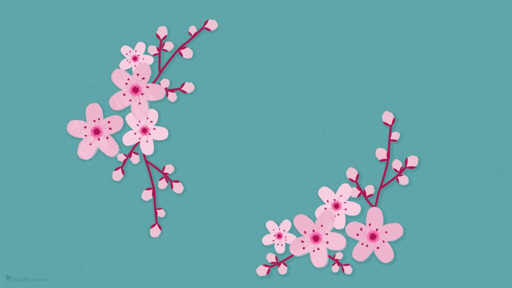 March Cherry Blossom Calendar Wallpapers
