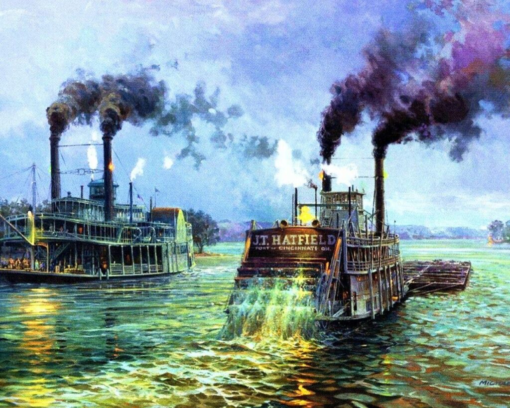 River Steam Boats Mississippi desk 4K PC and Mac wallpapers