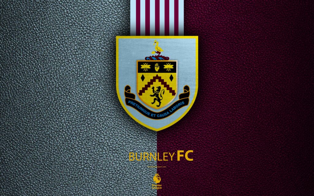 Download wallpapers Burnley FC, k, English football club, leather