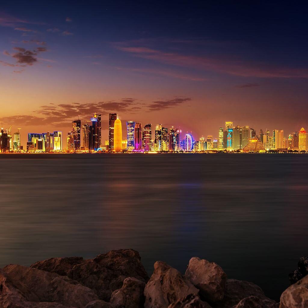 InterfaceLIFT Wallpaper Doha Skyline