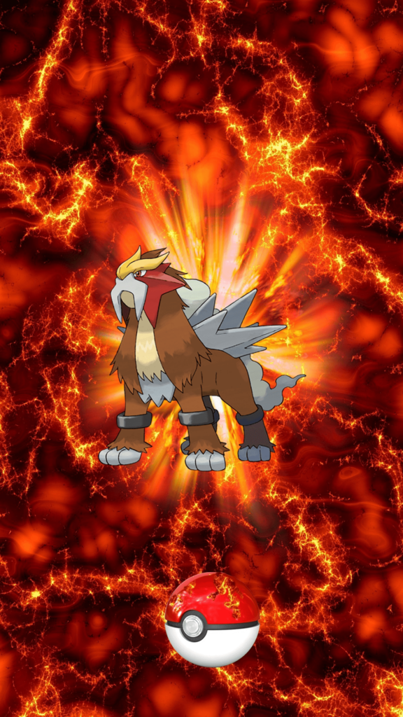 Entei Wallpapers Phone Wallskid Pokemon Wallpapers Iphone  For PC