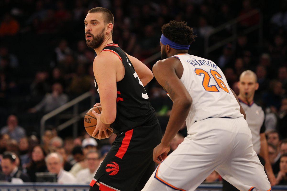 Game Recap Raptors outlast the Knicks in Marc Gasol’s debut, win