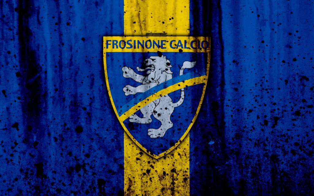 Download wallpapers Frosinone, k, grunge, Serie B, football, Italy