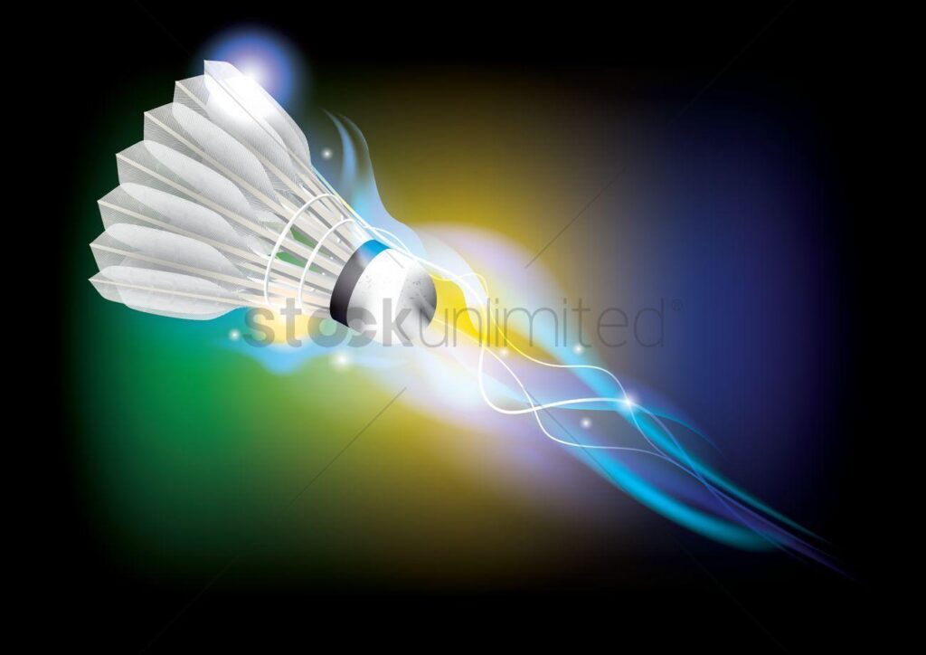 Badminton theme wallpapers Vector Wallpaper