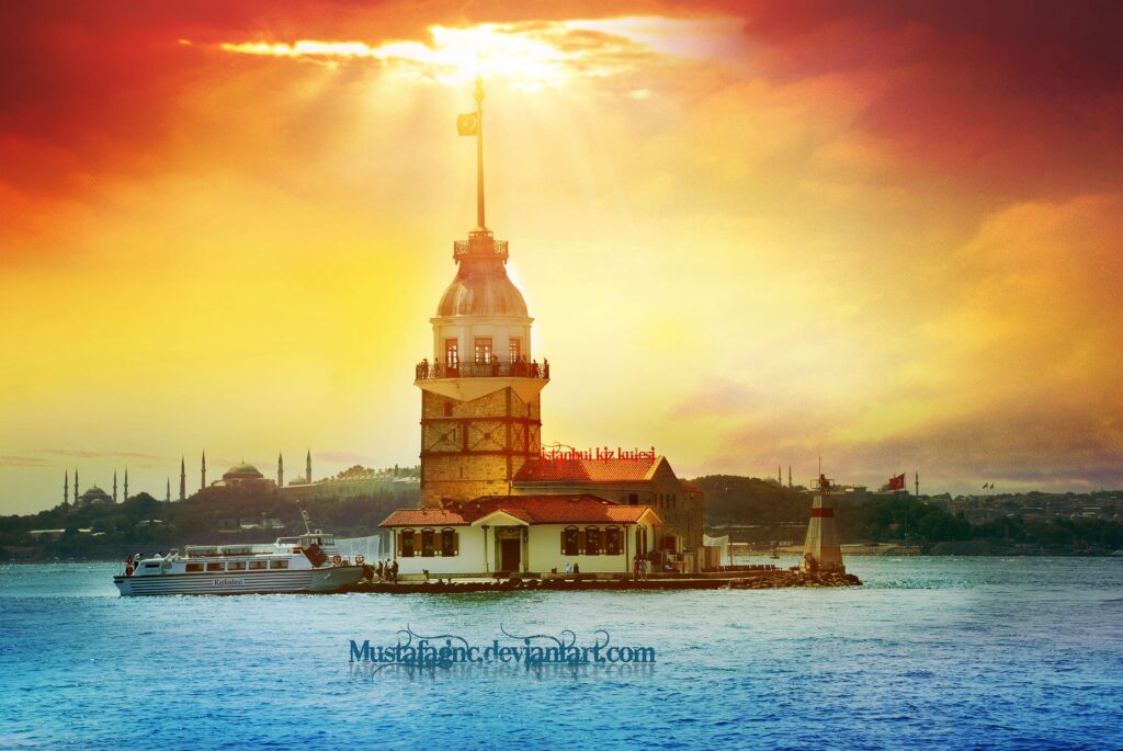 Lighthouse in the Bay of Istanbul wallpapers and Wallpaper