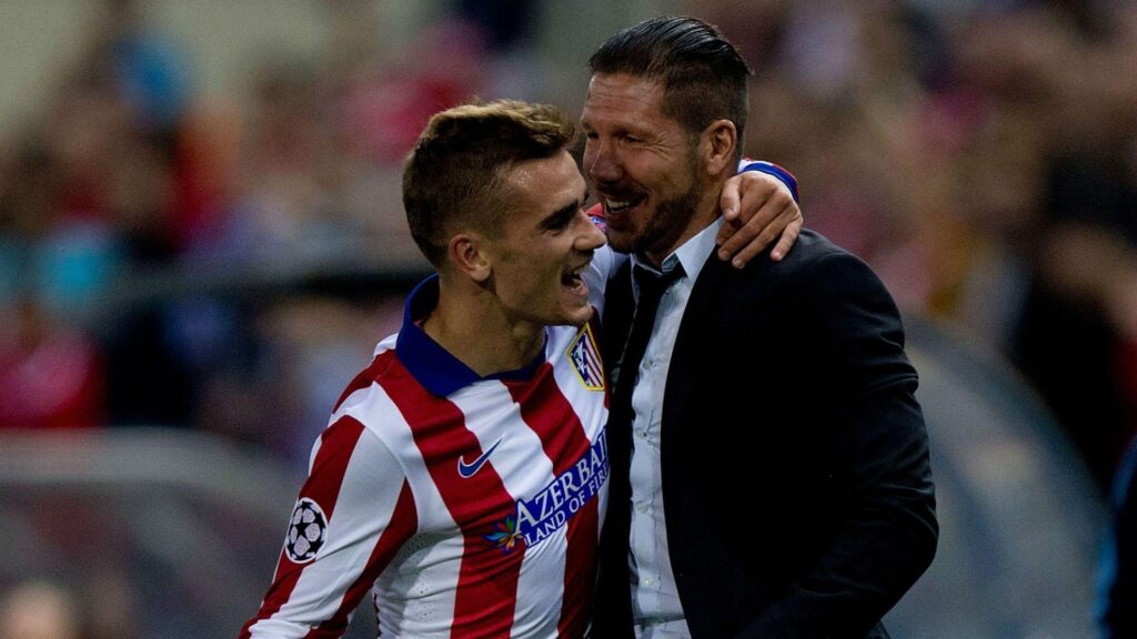 Antoine Griezmann With Diego Simeone Wallpapers