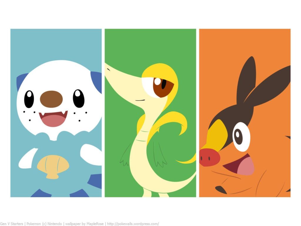 Pokemon gen starters wallpaper